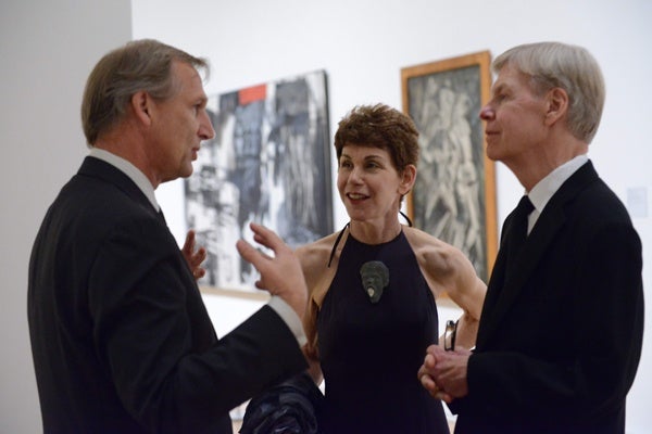 <p><p>Philadelphia Museum of Art CEO, Timothy Rub (left) with Mari and Peter Shaw (Photo courtesy of Kelly & Massa Photography)</p></p>
