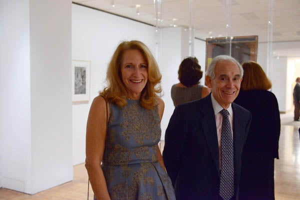<p><p>Katherine Sachs and her husband, Keith, chair of the Art Museum's Modern and Contemporary Art Committee (Photo courtesy of Kelly & Massa Photography)</p></p>
