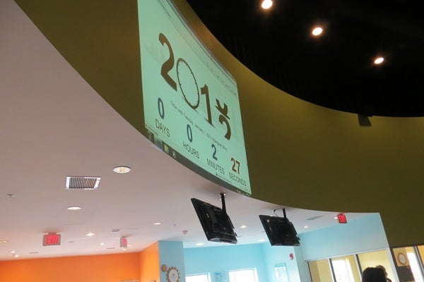 <p><p>Delaware Children's Museum's big countown clock (Shirley Min/WHYY)</p></p>
