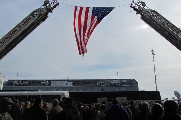 <p><p>Members of the Delaware National Guard's 153rd Military Police Company is deploying to Kandahar, Afghanistan for a year (Shirley Min/WHYY)</p></p>
