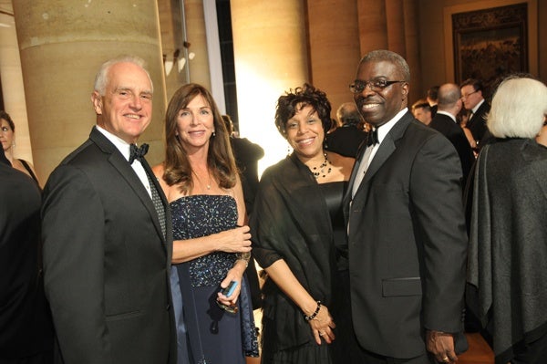 <p><p>Lisa and Christopher Butler (left), and Denise and Clarence Armbrister, President of<br />Girard College (Photo courtesy of Phil Stein Photography)</p></p>
