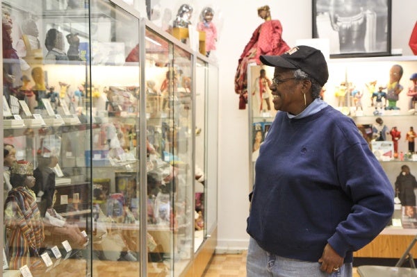 <p><p>Barbara Whiteman is the executive director of the Philadelphia Doll Museum on the 2200 block of N. Broad Street in Philadelphia. (Kimberly Paynter/for NewsWorks)</p></p>
