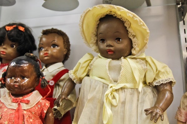 <p><p>Barbara Whiteman says that "Saralee," from the 1950s, was the first doll designed to have actual ethnic features and not just a dark skin color. (Kimberly Paynter/for NewsWorks)</p></p>

