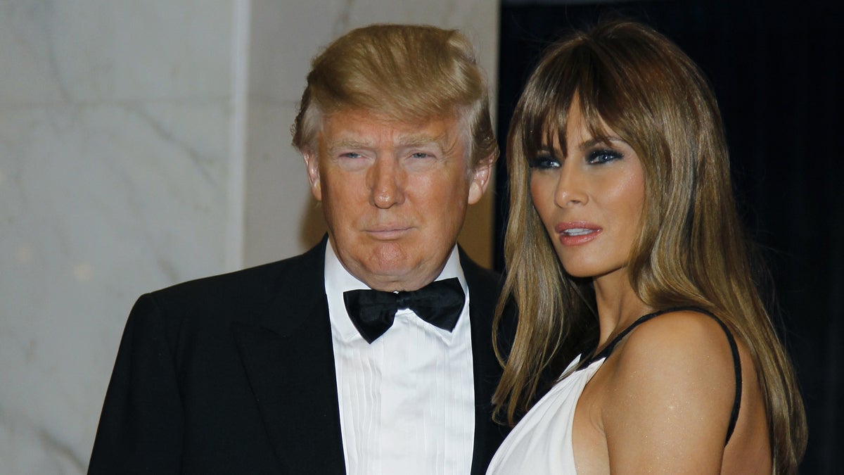  In this April 30, 2011, file photo Donald Trump, left, and Melania Trump arrive for the White House Correspondents Dinner in Washington. (AP Photo/Alex Brandon, File) 