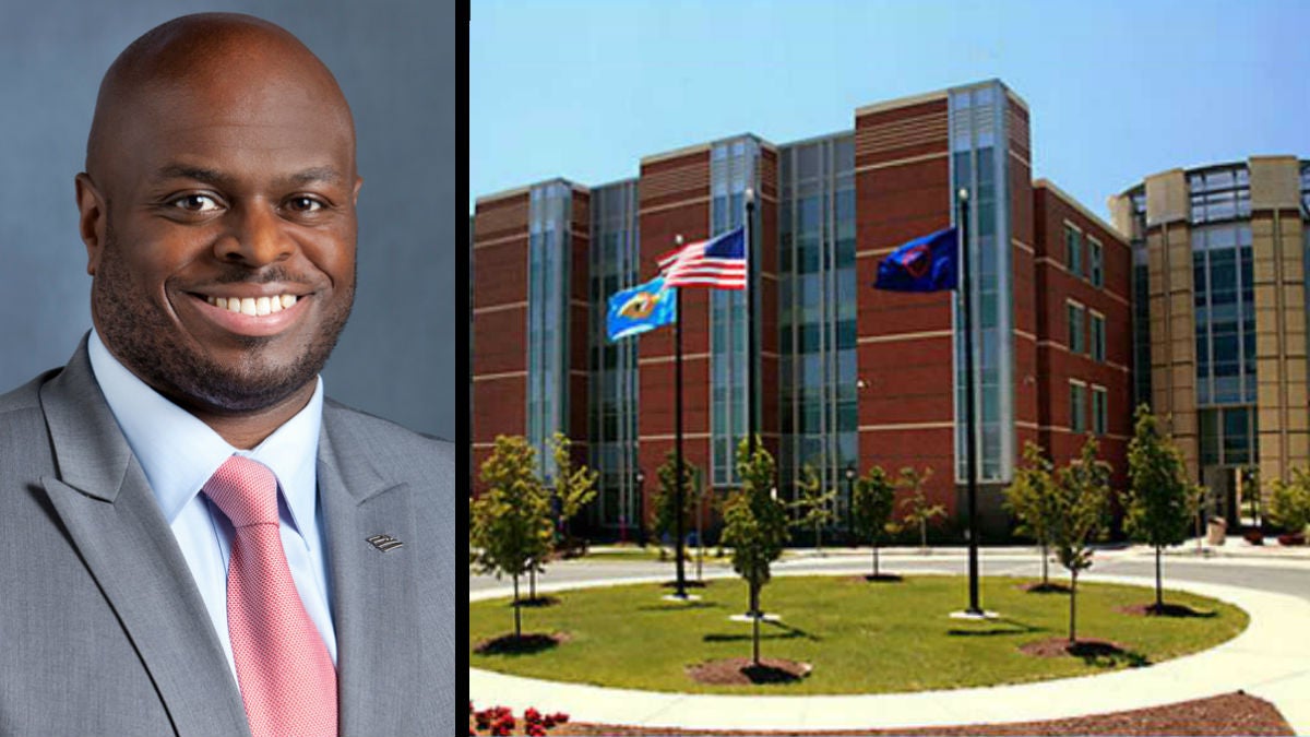  Bank executive and community leader Tony Allen has been named provost at Delaware State University. (Left: DSU. Right: WHYY File) 