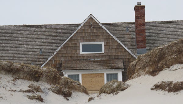  Photographed here is an exterior view the governor's beach house at New Jersey's Island Beach State Park, in Island Beach State Park, N.J. The house came through Superstorm Sandy with minimal damage due to a robust dune system guarding it. (Wayne Parry/AP Photo, file) 