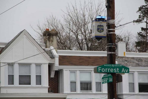 <p><p>The intersection of Forrest and 69th avenues lies in the territory of a group called the Goonies. Shootings, fights, and drug activities were so common there that police installed a camera. (Emma Lee/for NewsWorks)</p></p>
