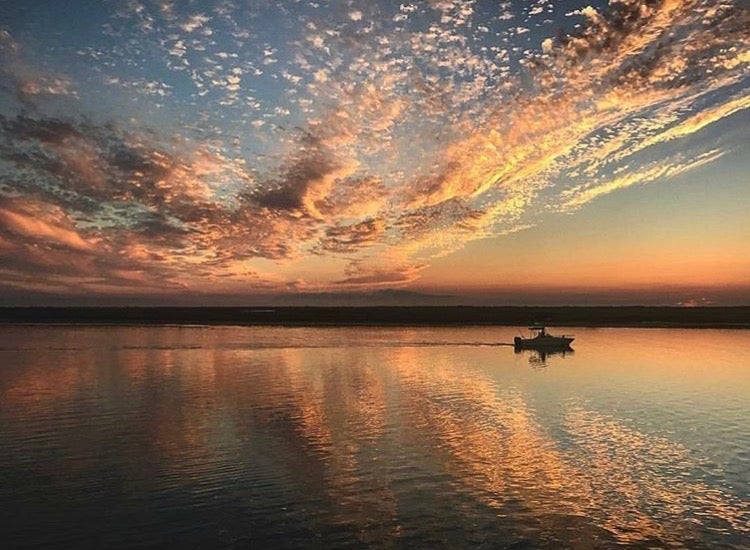  Sunday night's sunset skies as seen by @nicholemch in Sea Isle City and tagged #JSHN on Instagram.  