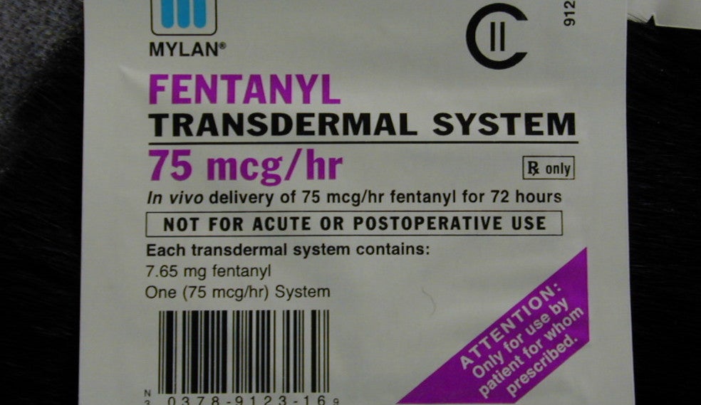  Transdermal Fentanyl patch (Image courtesy of Leslie Handler) 