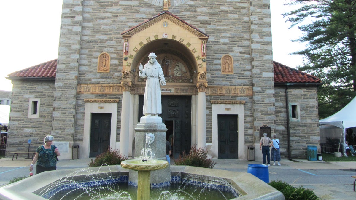  St. Anthony's Church is home for the weeklong Italian festival.  (John Mussoni/WHYY) 