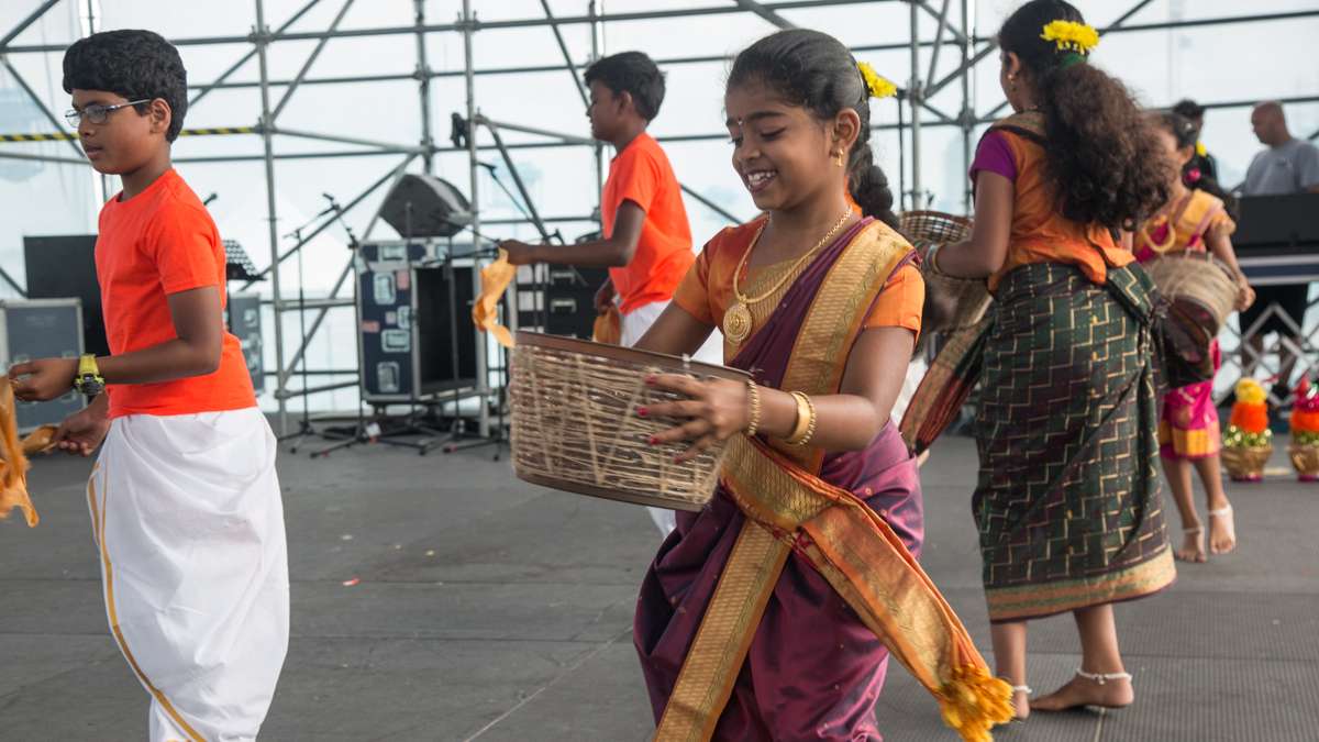 The Festival of India at Penn's Landing celebrates India’s 70th anniversary of independence from British rule Saturday, Aug. 12, 2017. The festival is part of PECO’s multicultural summer series which includes celebrations from different cultures. (Emily Cohen for NewsWorks)