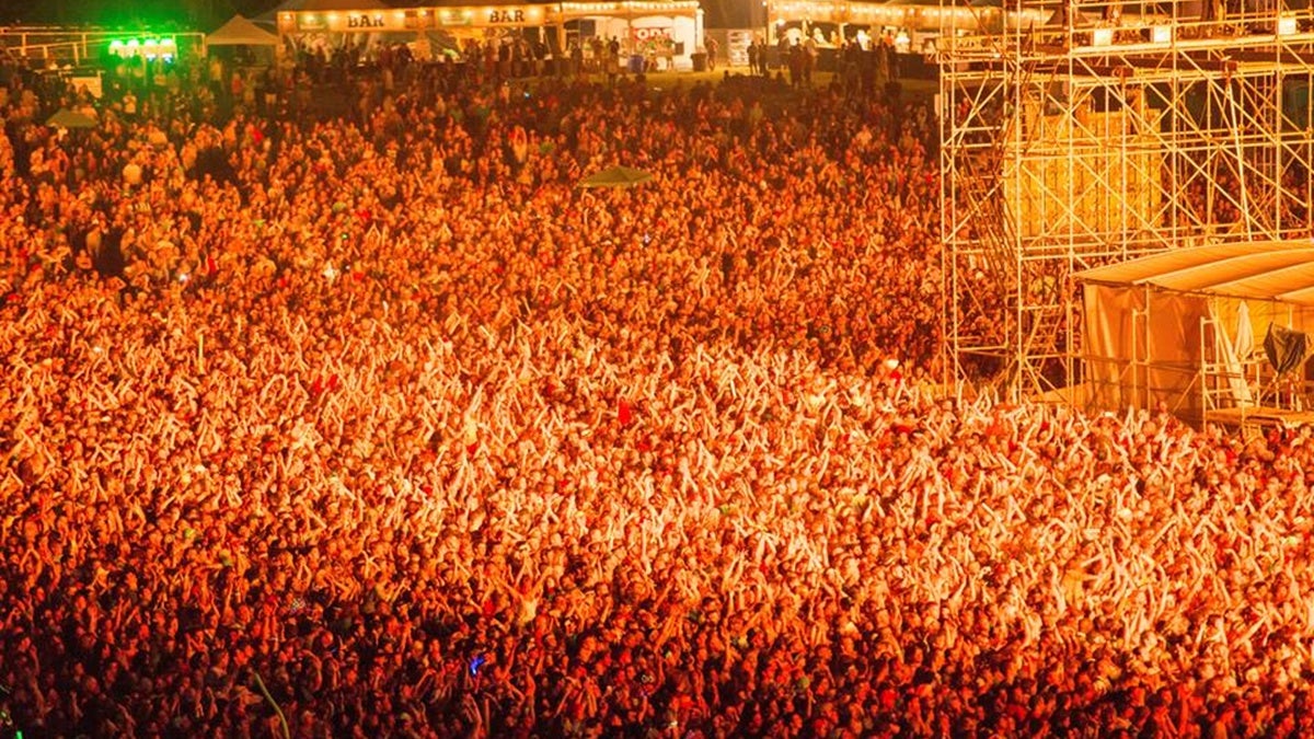  Saturday night's crowd during Tom Petty's performance. (Photo courtesy Firefly Music Festival) 