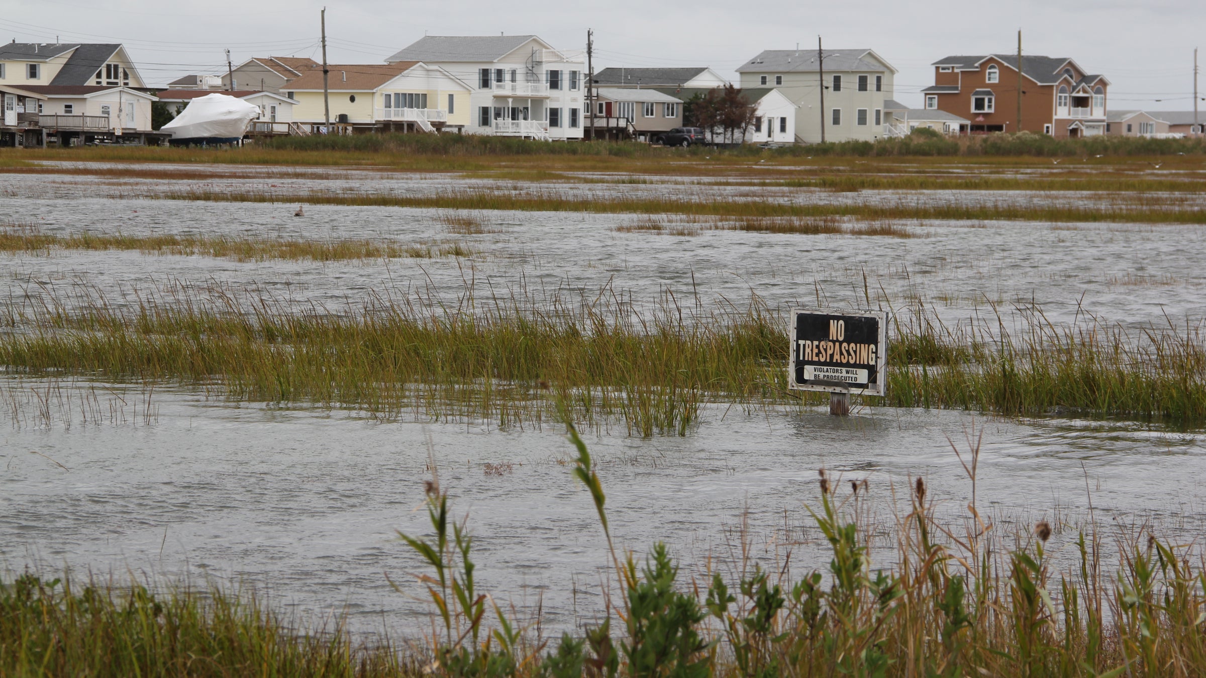  Environmentalists and some N.J. lawmakers oppose rule changes proposed by the Department of Environmental Protection that would make it easier to build in flood-prone areas. (NewsWorks file photo) 