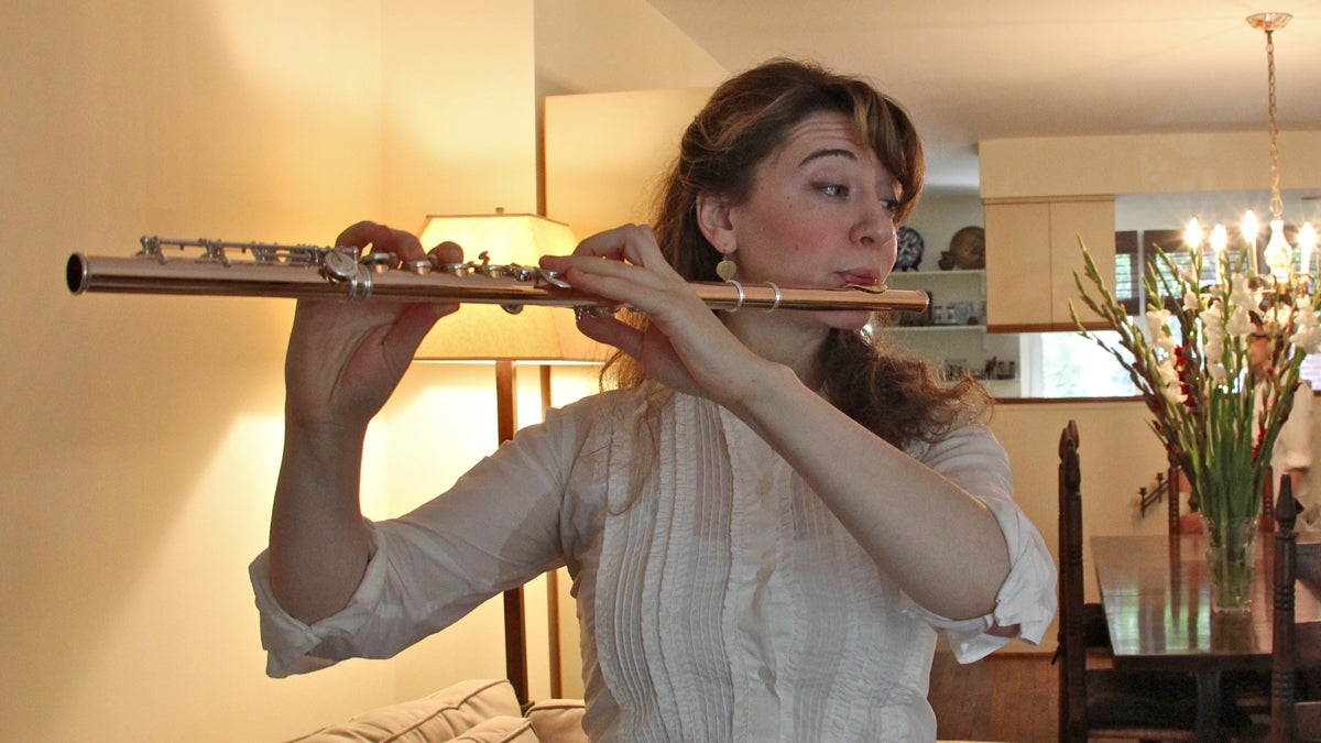  Flutist Mimi Stillman performs Debussy's 