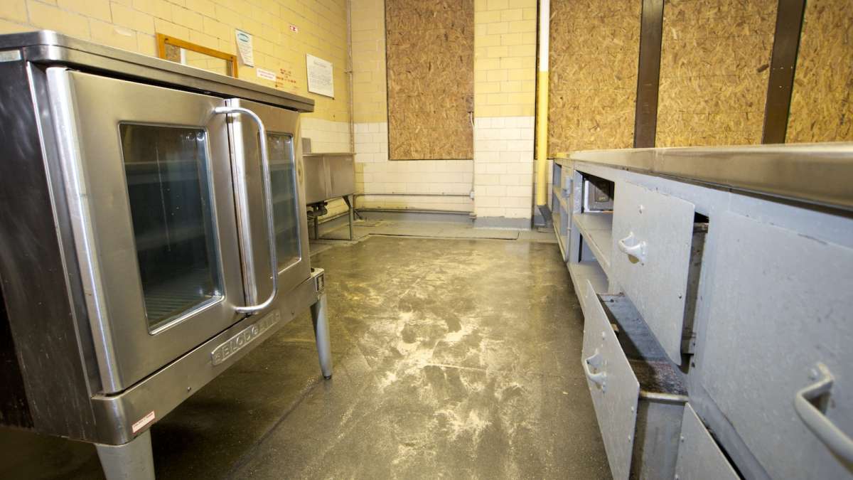 This used to be the cafeteria area at Fulton Elementary. (Bas Slabbers/for NewsWorks)