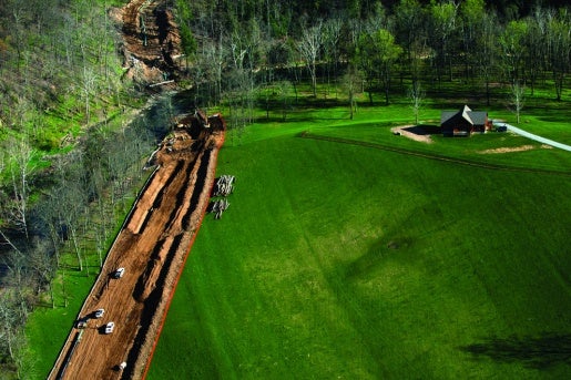 <p><p>Aerial view of pipeline construction in Greene County. (Martha Rial/Marcellus Shale Documentary Project)</p></p>
