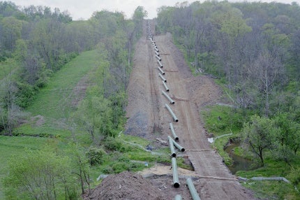 <p><p>A natural gas pipeline under construction in Franklin County. (Noah Addis/Marcellus Shale Documentry Project)</p></p>
