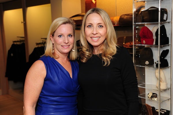 <p><p>President of the Friends of Rittenhouse Square, Betsy Hummel (left), and Mary Parenti, member of the Friends of Rittenhouse Square and cochair of the 2013 Ball on the Square (Photo courtesy of Nick D’Aquanno)</p></p>

