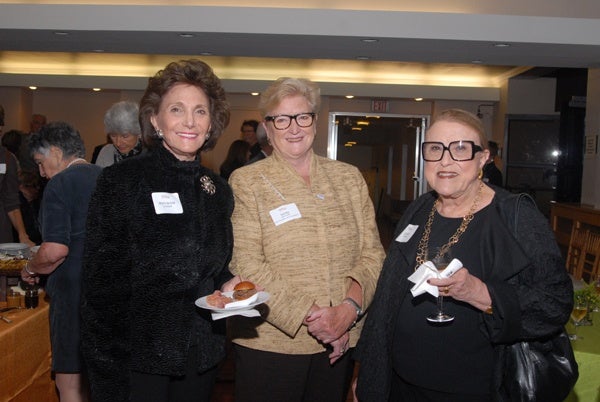<p><p>Marciarose Shestack (left) with Sandy Horrocks, vice president of external affairs at the Free Library of Philadelphia Foundation, and Judith Hyman (Photo courtesy of Steve Martin)<span style="font-size: 10pt; font-family: Times;"><br /></span></p></p>
