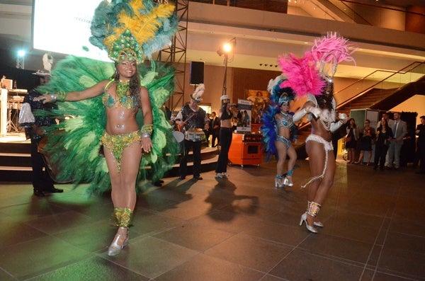 <p><p>A salsa troupe from Hip Parties performs at the Garces Family Foundation's first annual Gala at the Kimmel Center, Oct. 10. (Photo courtesy of HughE Dillon)</p></p>
