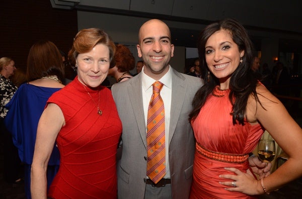 <p><p>Kimmel Center President and CEO Anne Ewers (left), Matthew Pantaleno, and Alicia Vitarelli (Photo courtesy of HughE Dillon)</p></p>
