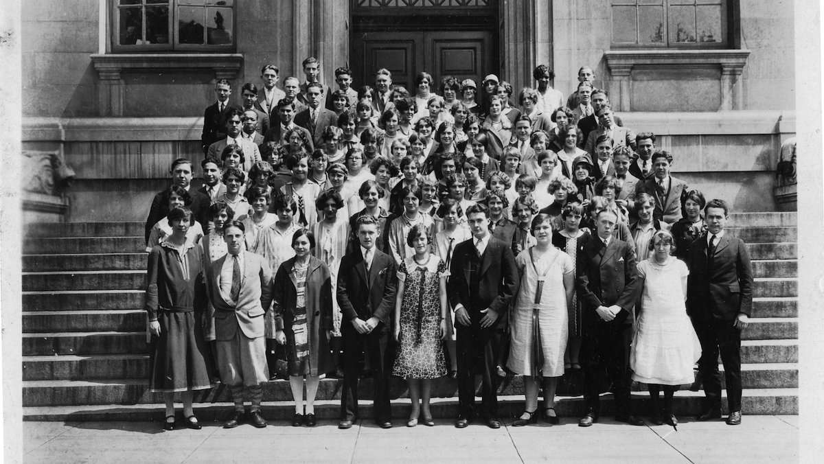 Members of the June 1926 class of Germantown High School. (Courtesy of Germantown Historical Society, Philadelphia, PA)