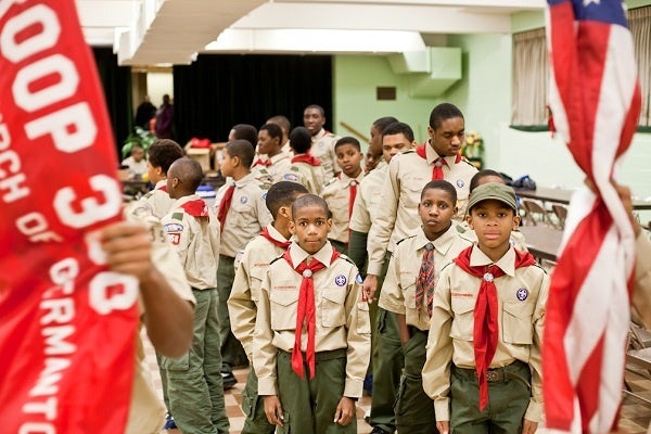 <p><p>Boy Scout Troop 358 will march in President Obama's Inaugural Parade for the second time while also celebrating its 60th anniversary this year. The troop has more than 60 Eagle Scouts in its ranks. (Brad Larrison/for NewsWorks)</p></p>
