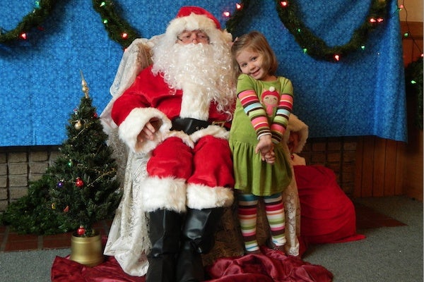 <p><p>Lily Chandler was ecstatic to meet Santa Claus at last weekend's Christmas Festival at the First Presbyterian Church of Germantown. (Kiera Smalls/for NewsWorks)</p></p>
