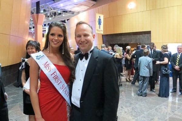 <p><p>Gov. Markell and Miss. First State (Shana O'Malley/NewsWorks) </p></p>
