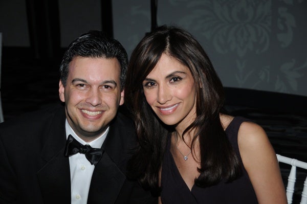 <p><p>Paul Lima, board chair of Greater Philadelphia Hispanic Chamber of Commerce, and gala emcee Claudia Rivero of NBC 10 (Photo courtesy of George Feder)</p></p>
