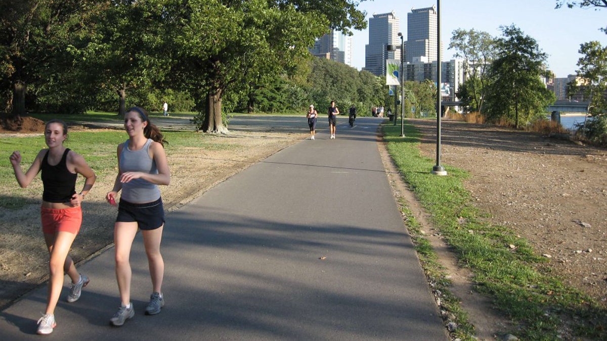  The Schuylkill River Trail in Philadelphia. (Image courtesy of East Coast Greenway) 
