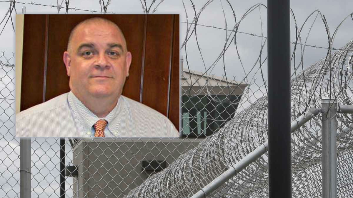  A longtime veteran of the Delaware Department of Correction Alan Grinstead has been named deputy commissioner of the agency. (inset photo courtesy Delaware DOC/background photo: Rich Pedroncelli/AP Photo, file) 