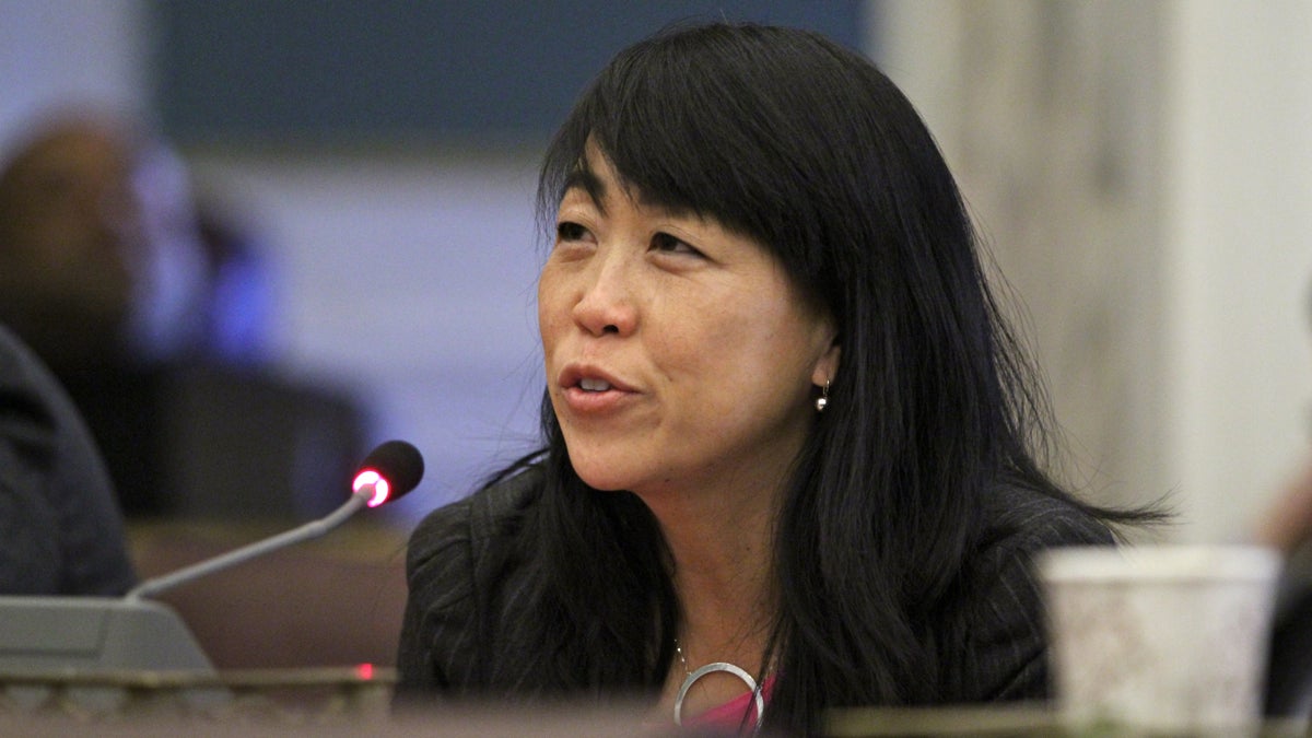 Philadelphia City Councilwoman Helen Gym opposed a measure meant to impose tough penalties for squatters, raising legal concerns with the bill. (Emma Lee/WHYY)