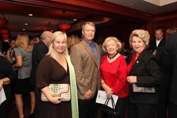 <p><p>Event committee members Suzie and Scott Rehl (left), Dr. Elizabeth Bowden and Joan McGowan (Photo courtesy of Beth Erisman)</p></p>
