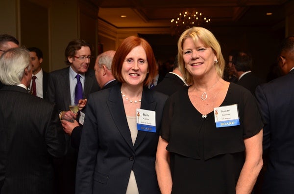 <p><p>National Liberty Museum board members Beth Galvin of Ernst & Young (left) and Susan Stevens of US Airways (Photo courtesy of Tim Evans)</p></p>

