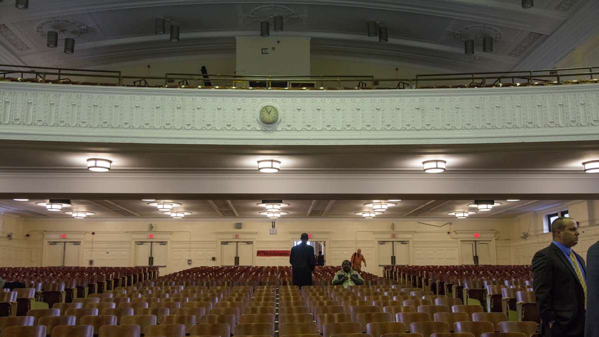 The auditorium at Overbrook High School in Philadelphia. (Emily Cohen for NewsWorks)