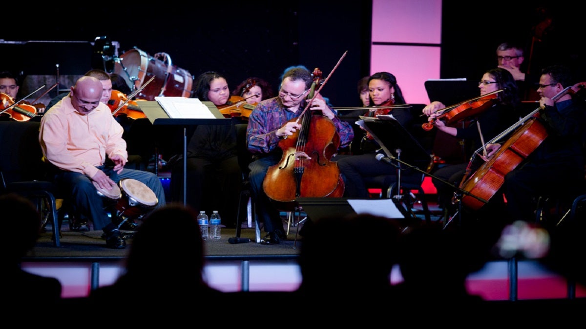  Rolando Morales-Matos, Udi Bar-David, Dalí Quartet at IJ's PIFA event on April 19, 2013. (Chorus Photography) 