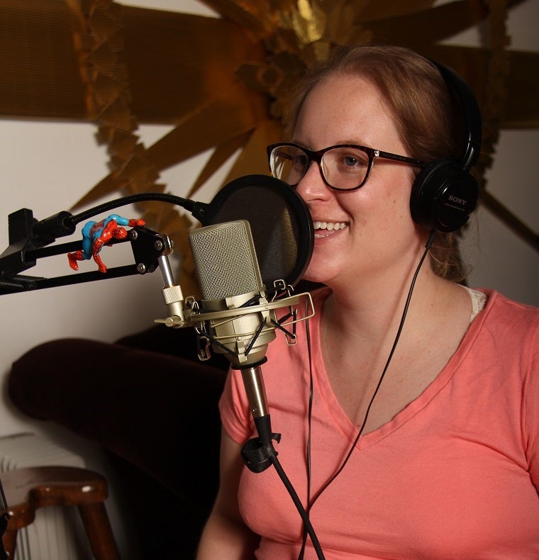  Teagan Kuruna, co-founder of the Philadelphia Podcast Festal, has hosted her own podcast -- Teagan Goes Vegan -- and sees podcasting as an extension of traditional radio. (Photo Credit: Teagan Kuruna) 