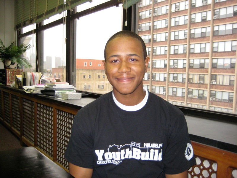 Gregory Jefferies, YouthBuild student