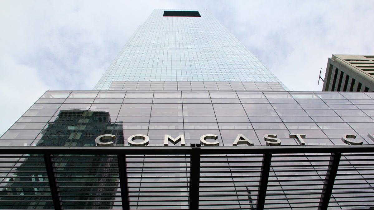  The Comcast Center is a dominant element in Philadelphia's skyline. Comcast plans to build a taller skyscraper in Center City. (Emma Lee/for NewsWorks) 