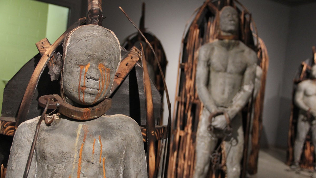 The African American History Museum is hosting an exhibit of the works of sculptor Stephen Hayes. (Emma Lee/WHYY)