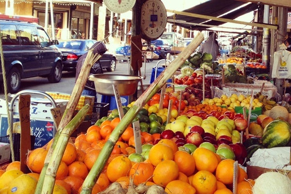 <p><p>Fruit-and-vegetable stands run through 9th Street like rainbows in Philadelphia's Italian Market. (Emma Fried-Cassorla/Philly Love Notes)</p></p>
