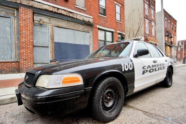 In this file photo, a police cruiser is parked in Camden, N.J. (Bas Slabbers/for WHYY, file)
