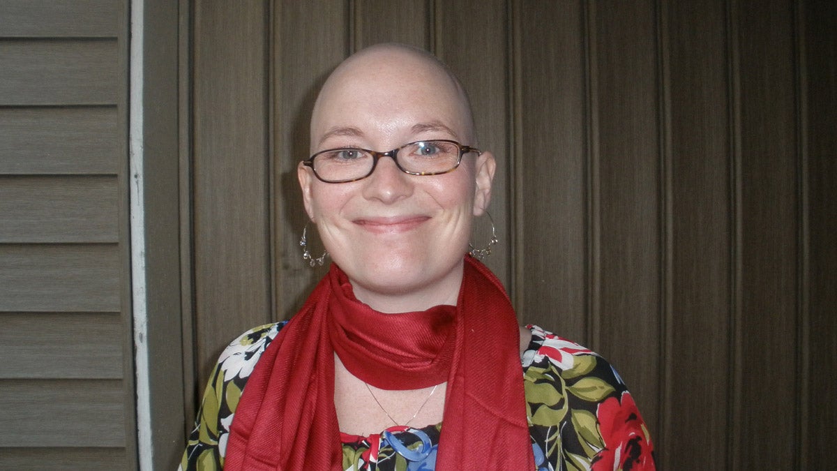 Jennifer Boiler during her treatment for breast cancer. (Courtesy of Jennifer Boiler)