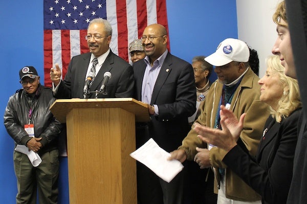 <p><p>U.S. Rep. Chaka Fattah said this election is "about the kind of country we want." (Matthew Grady/for NewsWorks)</p></p>
