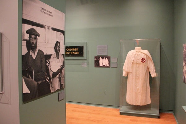 <p>The National Museum of Jewish American History explores the lives of Jewish refugee scholars who found work at black colleges in the Jim Crow south after fleeing Nazi Germany. (Emma Lee/for NewsWorks)</p>
