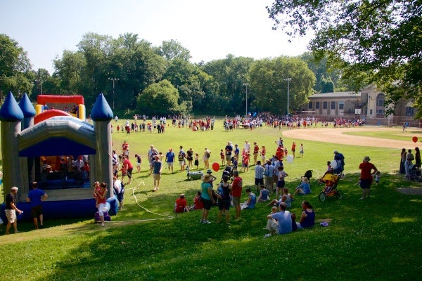  A scene from last year's Fourth of July celebration at Water Town Recreation Center. (Jana Shea/for NewsWorks) 