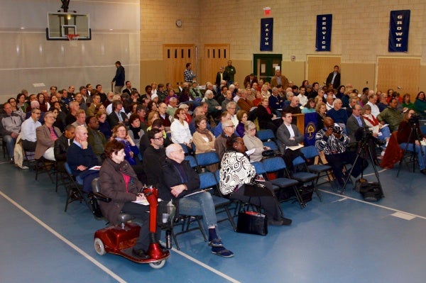<p><p>Around 130 residents attended CHCA's AVI panel discussion Wednesday night. ( Jana Shea /for NewsWorks )</p></p>
