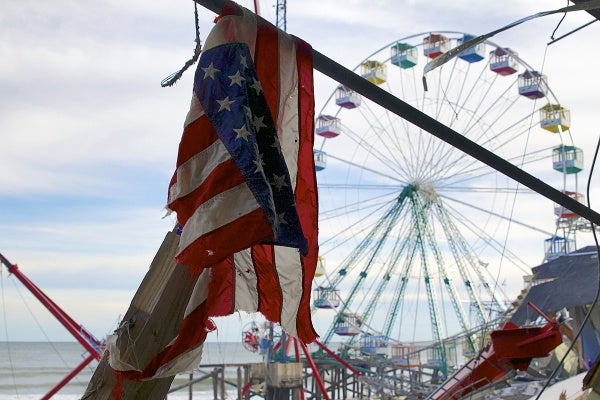 <p>Tattered and battered, Seaside Heights "has a future, there's no doubt about it," said Councilman Anthony Vaz.  ( Jana Shea /for NewsWorks )</p>
