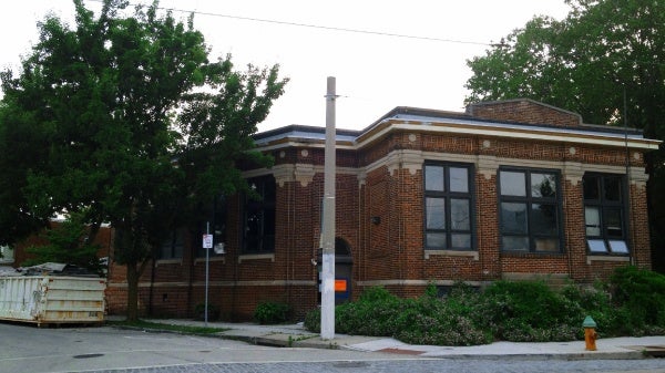  The Wingstop restaurant will fill one of two vacancies in the renovated building at 6700 Germantown Ave. (Jana Shea/for NewsWorks) 